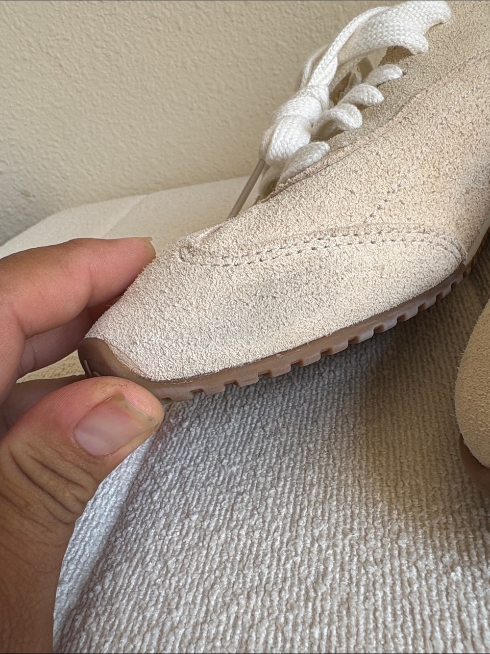 ALO Sunset Sneaker Suede Low-Top size W 8.5 M7 - Picture 4 of 7